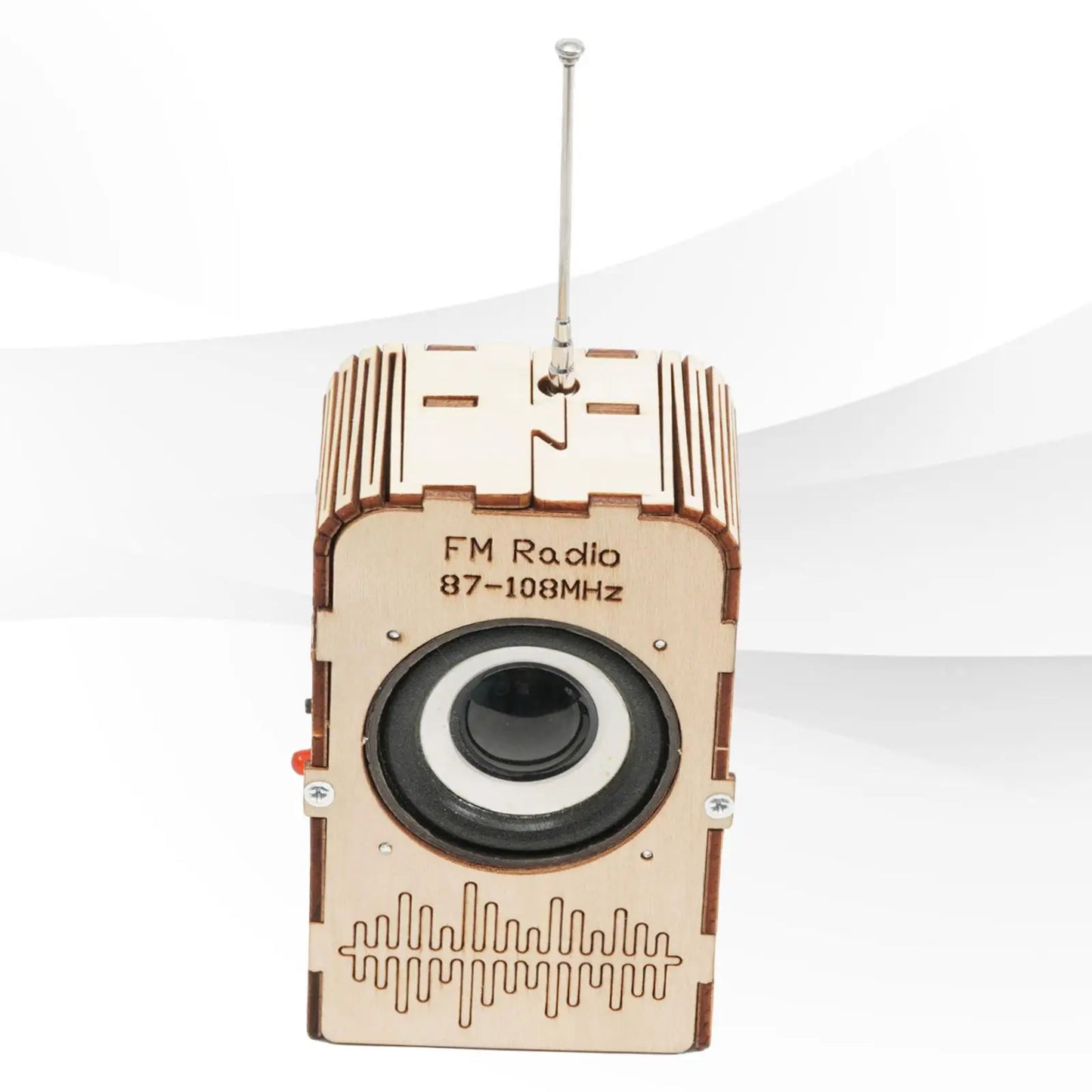 Kit complet radio fm en bois à assembler composants électroniques jouet éducatif enfant cadeau Noël anniversaire do it yourself durable - lebois-eco.com
