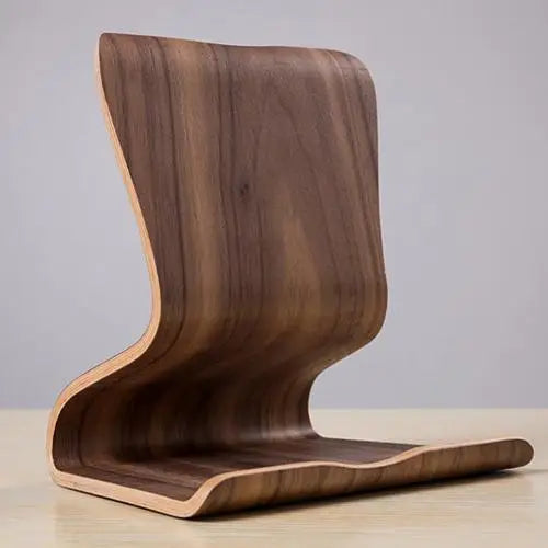 Support universel bois bouleau noyer tablette téléphone iPhone mac apple samsung xiaomi sony xperia huawei écologique renouvelable écologique responsable high tech - lebois-eco.com