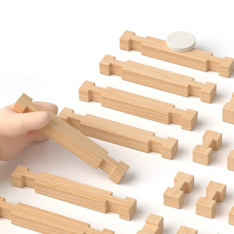 Jouet Montessori en bois écologique favorisant la créativité et la motricité fine