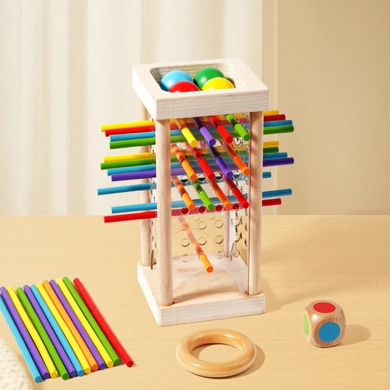 Pièces en bois naturel du jeu éducatif pour enfants