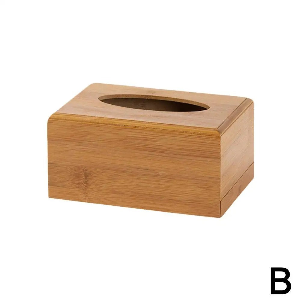 Boîte à mouchoirs bambou bois insertion tiroir 3 tailles décoration intérieur salon chambre à coucher rhume écologique durable - lebois-eco.com