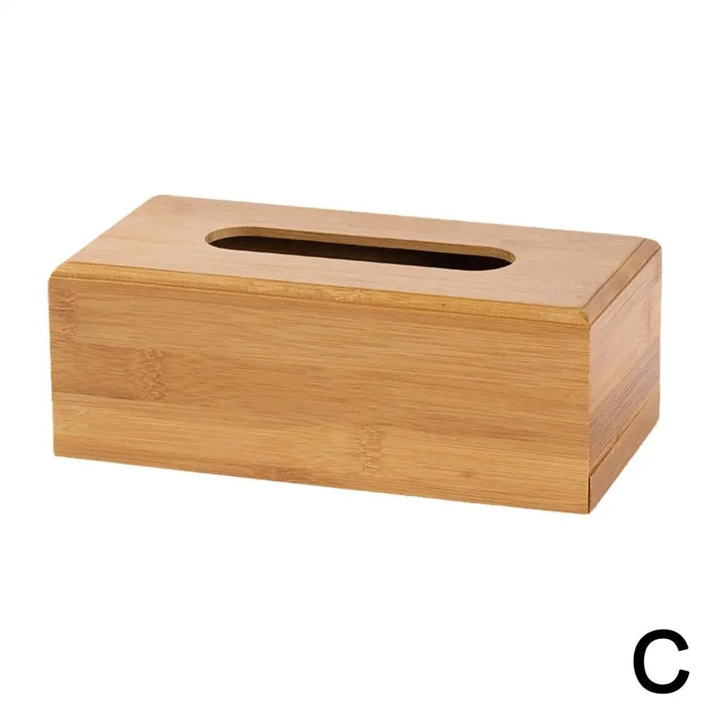 Boîte à mouchoirs bambou bois insertion tiroir 3 tailles décoration intérieur salon chambre à coucher rhume écologique durable - lebois-eco.com