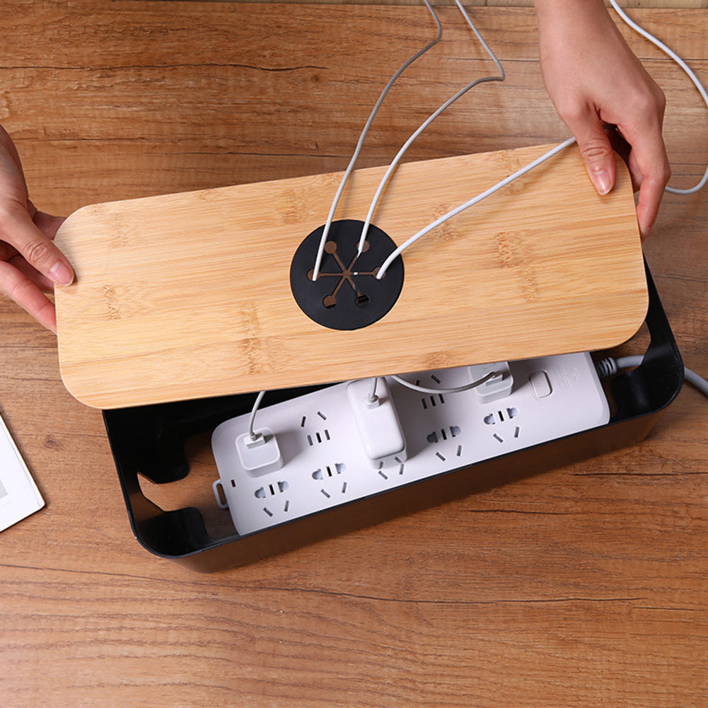 Etagère nature pour ma box et mon téléhone (avec cache câbles intégré) par  Copeaux And Co sur L'Air du Bois