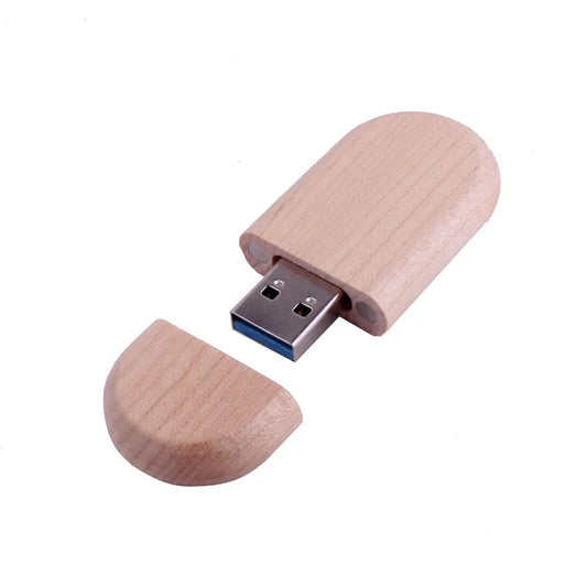 Clé usb 3.0 bois personnalisable noyer érable rose bambou logo prénom entreprise cadeau mariage anniversaire photographe durable écologique - lebois-eco.com