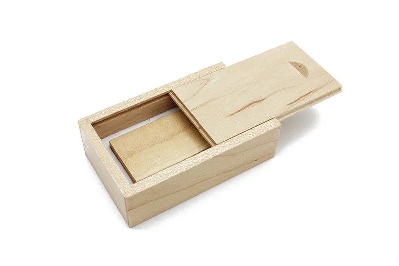 Coffret clé USB 3.0 bois personnalisable logo nom prénom custom gravure laser sur mesure promotion entreprise cadeau mariage anniversaire photographie - lebois-eco.com