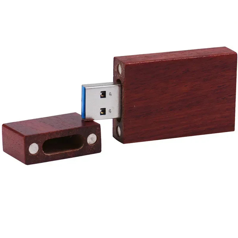 Coffret clé USB 3.0 bois personnalisable logo nom prénom custom gravure laser sur mesure promotion entreprise cadeau mariage anniversaire photographie - lebois-eco.com