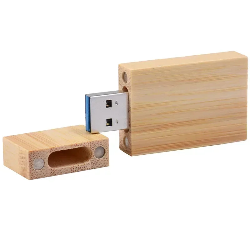 Coffret clé USB 3.0 bois personnalisable logo nom prénom custom gravure laser sur mesure promotion entreprise cadeau mariage anniversaire photographie - lebois-eco.com