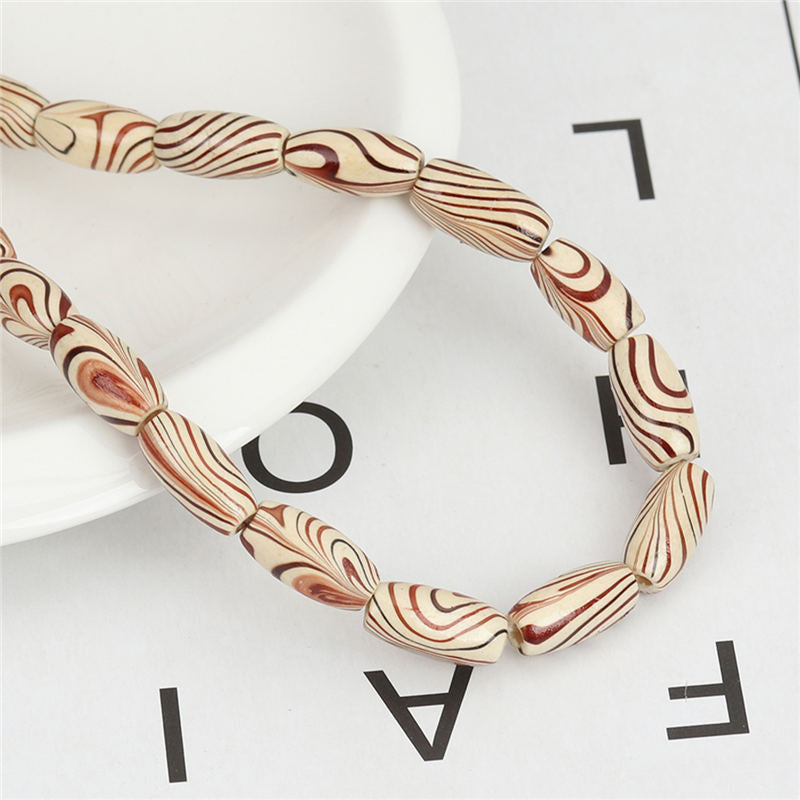 Collier perles bois bijoux art déco femme accessoire été vacances plage mariage cadeau anniversaire environnement écologique renouvelable responsable - lebois-eco.com