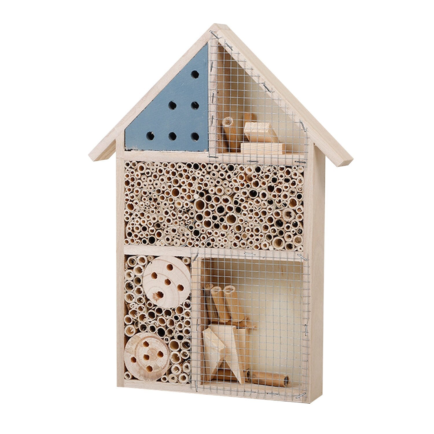 Hôtel maison abri insecte abeilles bois naturel nid reproduction jardin balcon printemps décoration papillon coccinelle écologie environnement renouvelable responsable - lebois-eco.com