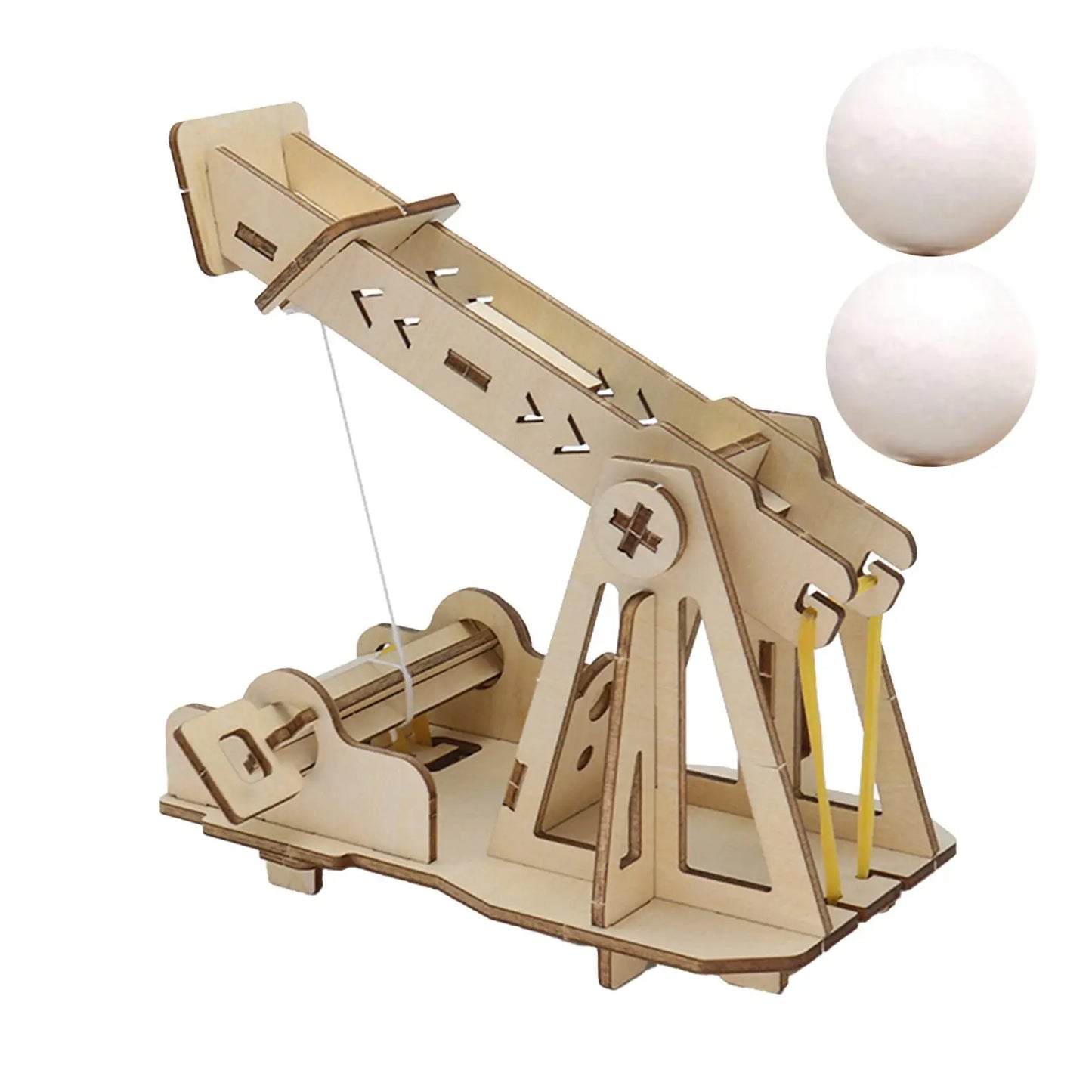 Kit complet catapulte en bois à assembler jouet éducatif enfant à partir de 12 ans cadeau noël anniversaire durable - lebois-eco.com