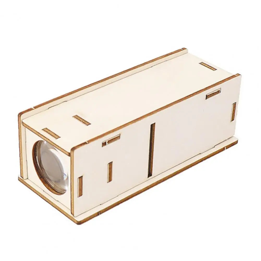 Kit complet projecteur lumière en bois à assembler composants électroniques jouet éducatif expérimentation scientifique enfant cadeau noël anniversaire durable - lebois-eco.com