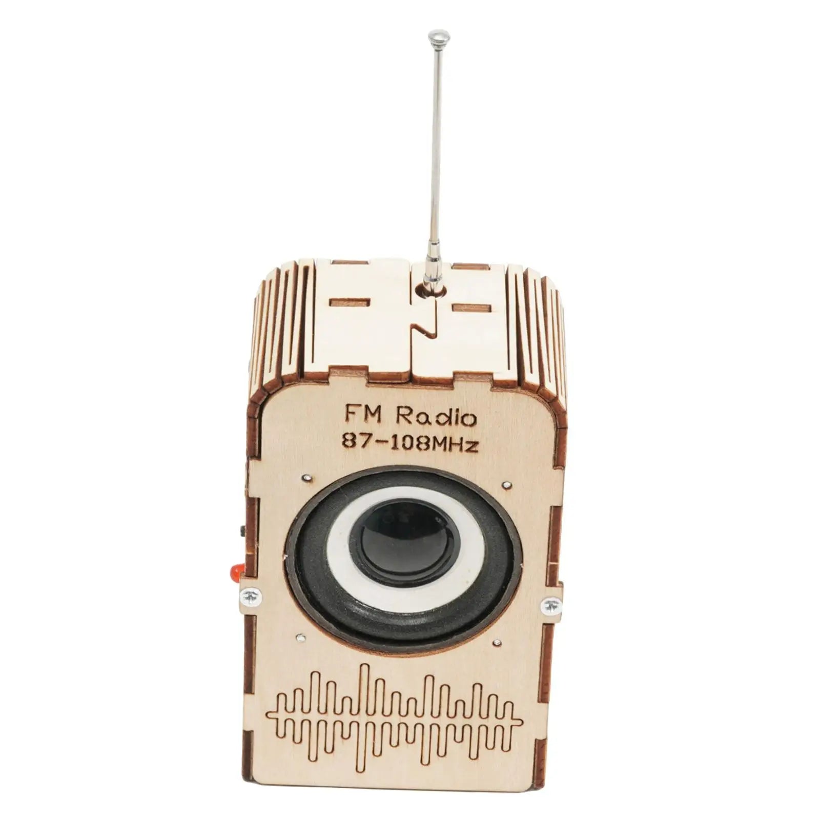 Kit complet radio fm en bois à assembler composants électroniques jouet éducatif enfant cadeau Noël anniversaire do it yourself durable - lebois-eco.com