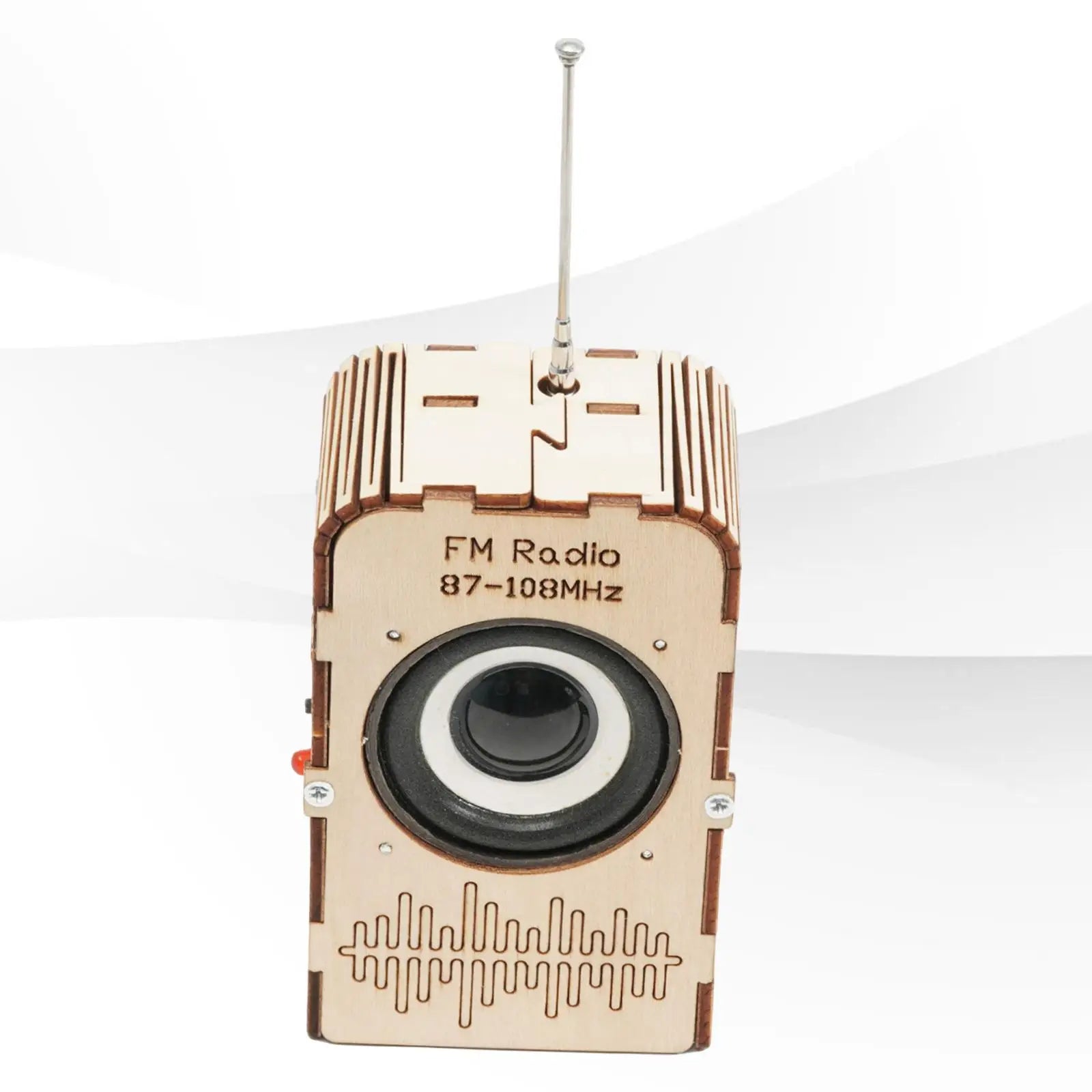 Kit complet radio fm en bois à assembler composants électroniques jouet éducatif enfant cadeau Noël anniversaire do it yourself durable - lebois-eco.com