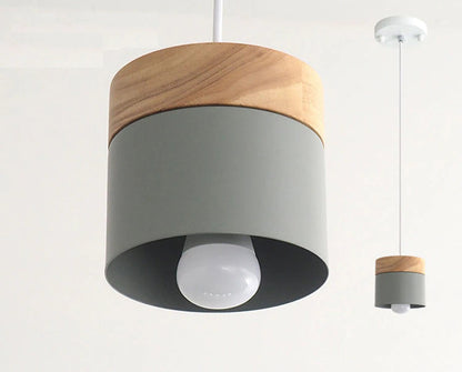 Lampe suspendue plafonnier bois bambou nordique minimaliste décoration intérieur luminaire E27 lumière ampoule renouvelable environnement écologie responsable - lebois-eco.com