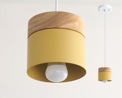 Lampe suspendue plafonnier bois bambou nordique minimaliste décoration intérieur luminaire E27 lumière ampoule renouvelable environnement écologie responsable - lebois-eco.com