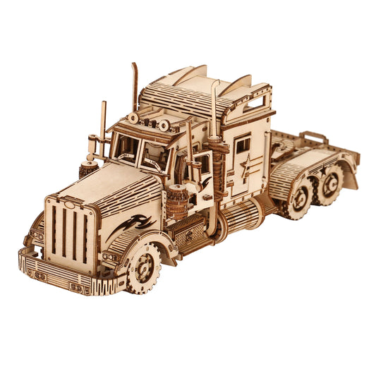 Maquette modélisme bois camion truck jouet do it yourself assemblage construction fait main cadeau noël enfant adulte découpe laser durable écologique - lebois-eco.com