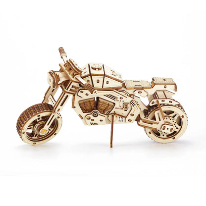 Maquette modélisme bois moto harley davidson sport jouet do it yourself assemblage construction fait main cadeau noël enfant adolescent adulte durable écologique - lebois-eco.com