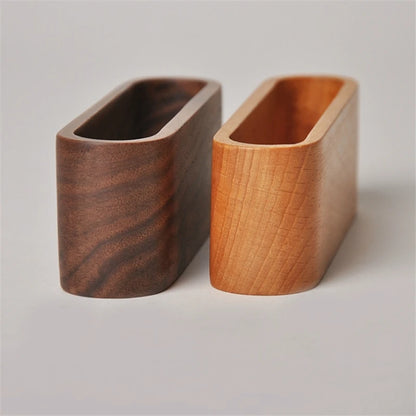 Porte cartes visite bois bambou hêtre noyer intérieur bureau travail professionel art déco maison support fournitures accessoires  papeterie durable écologique - lebois-eco.com