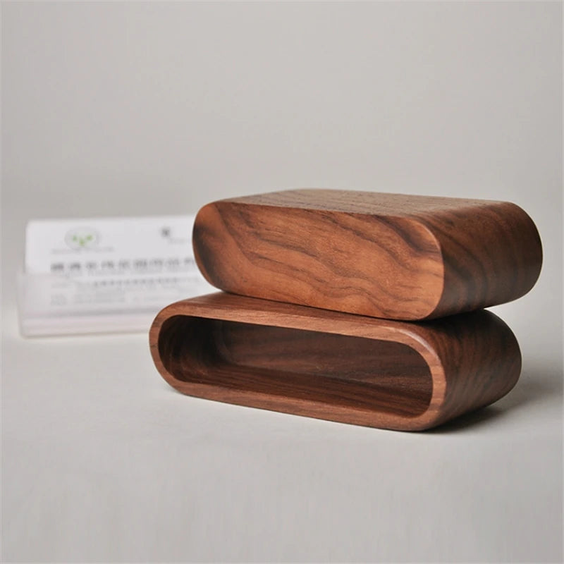 Porte cartes visite bois bambou hêtre noyer intérieur bureau travail professionel art déco maison support fournitures accessoires  papeterie durable écologique - lebois-eco.com