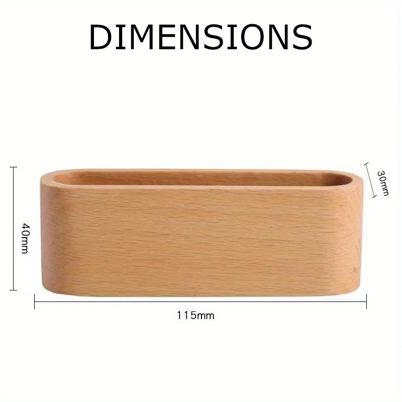 Porte cartes visite bois bambou hêtre noyer intérieur bureau travail professionel art déco maison support fournitures accessoires  papeterie durable écologique - lebois-eco.com