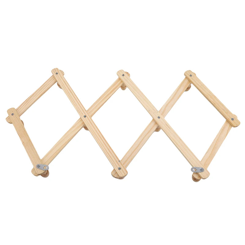 Porte manteau extensible accordéon à visser bois décoration rangement maison intérieur cuisine entrée écologique durable - lebois-eco.com