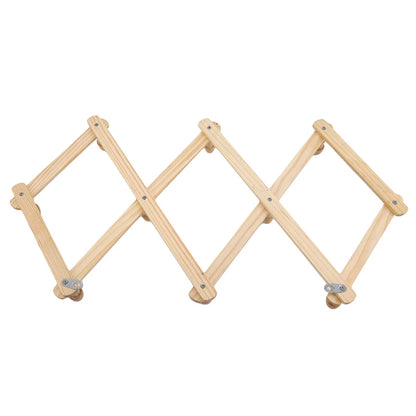 Porte manteau extensible accordéon à visser bois décoration rangement maison intérieur cuisine entrée écologique durable - lebois-eco.com