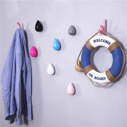 Porte manteau mural à fixer bois forme goutte eau décoration intérieur maison porte chapeau sac à main design écologique durable - lebois-eco.com
