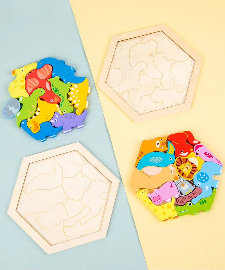 Jigsaw Jouet Casse-Tête Puzzle En Bois Pour Enfants Ocean-Animal Traffic Dinosaur Puzzle Toy C Jigsaw Jouet Casse-Tête Puzzle En Bois Pour Enfants Ocean-Animal Traffic Dinosaur Puzzle Toy C