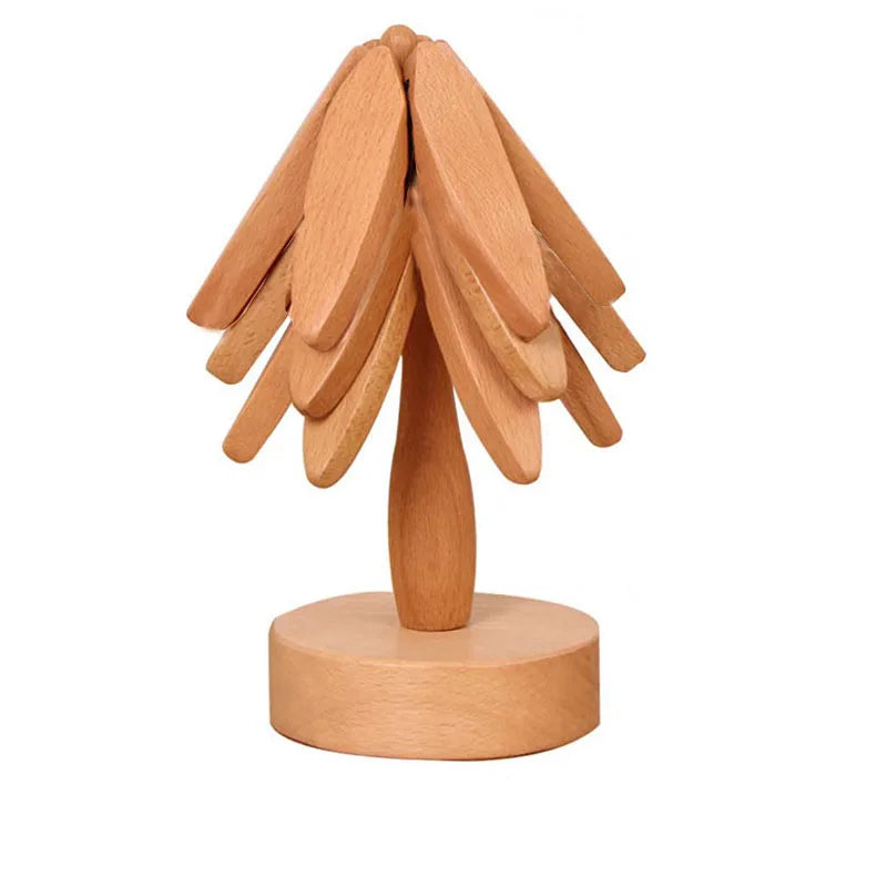 Sous tasse bois noyer rangement socle forme arbre décoration intérieur original service à thé goûter écologique durable - lebois-eco.com