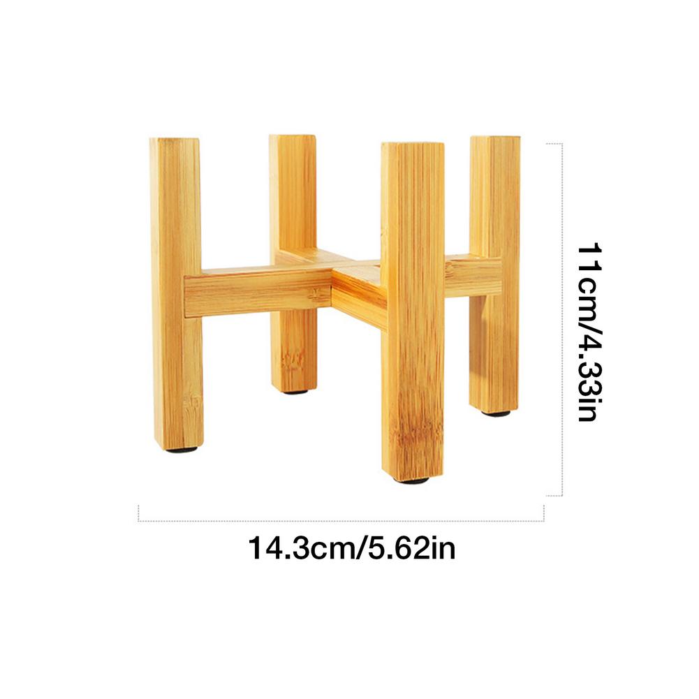 Support bois bambou démontable pot fleur plante solide durable décoration intérieur naturel maison jardin printemps été saison jardiner environnment écologique responsable renouvelable - lebois-eco.com