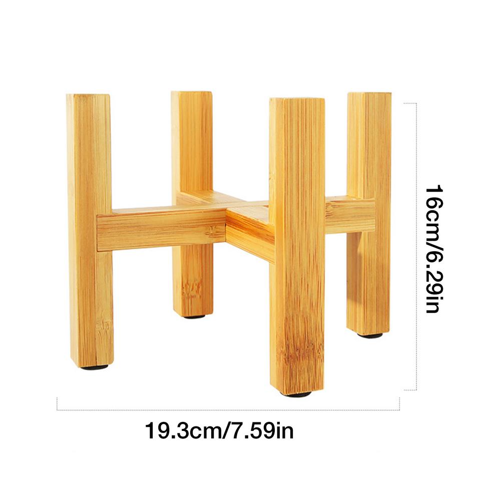 Support bois bambou démontable pot fleur plante solide durable décoration intérieur naturel maison jardin printemps été saison jardiner environnment écologique responsable renouvelable - lebois-eco.com