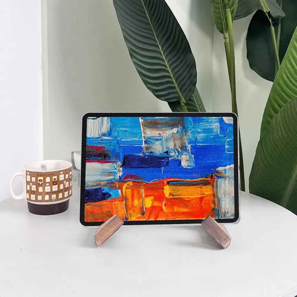 Support bois porte livre recettes cuisine tablette ipad apple présentoir lecture art décoration maison intérieur écologique durable - lebois-eco.com