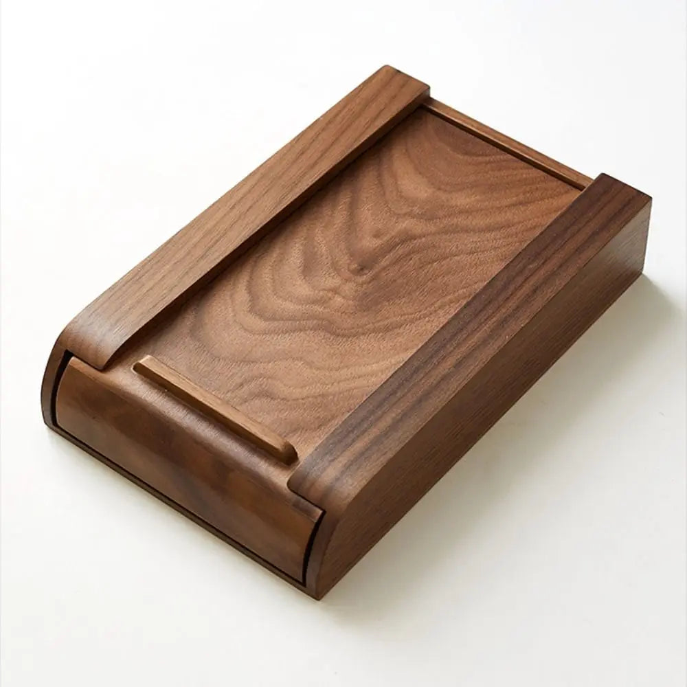 Tiroir rangement caché en bois bambou noyer à coller sous bureau table maison décoration intérieur écologique durable - lebois-eco.com