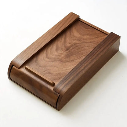 Tiroir rangement caché en bois bambou noyer à coller sous bureau table maison décoration intérieur écologique durable - lebois-eco.com