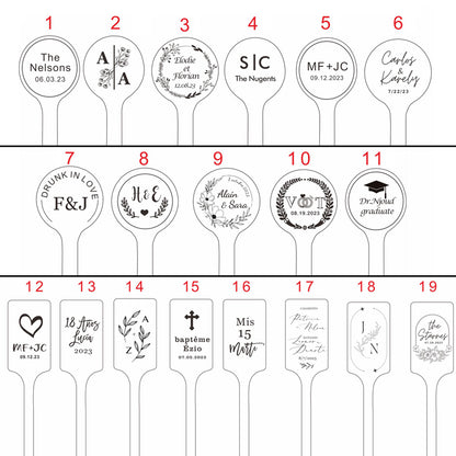 Touilleur agitateur boisson cocktail mix bois personnalisable custom gravure laser logo bar entreprise discothèque mariage anniversaire environnement écologie renouvelable responsable - lebois-eco.com