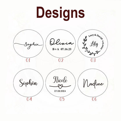 choix designs rondins en bois personnalisés pour décoration de table événement mariage ou fête