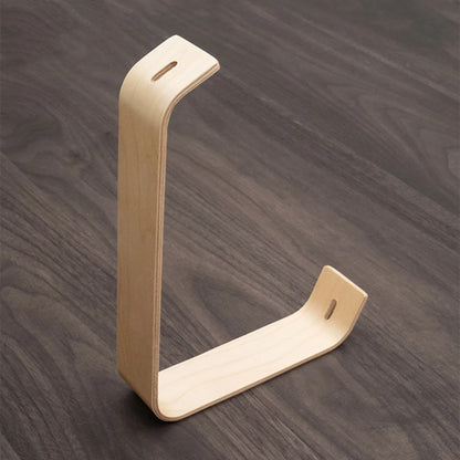 Structure vide du support photo en bois avec emplacements pour plaque acrylique