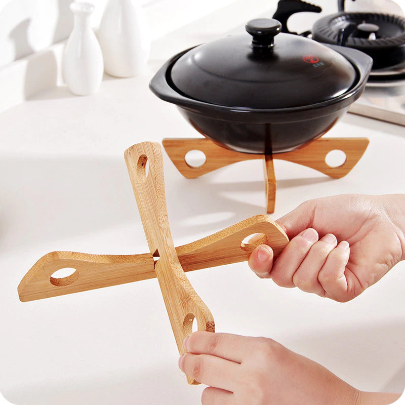 Dessous plat bambou accessoire cuisine recette casserole table cuisson vapeur environnement écologie responsable renouvelable - lebois-eco.com