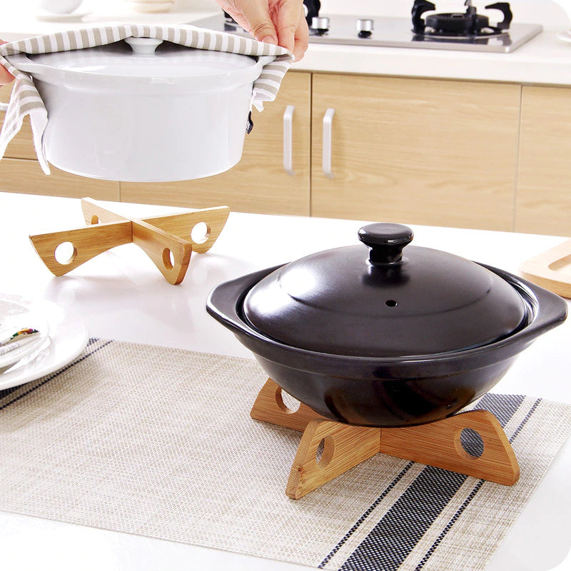 Dessous plat bambou accessoire cuisine recette casserole table cuisson vapeur environnement écologie responsable renouvelable - lebois-eco.com