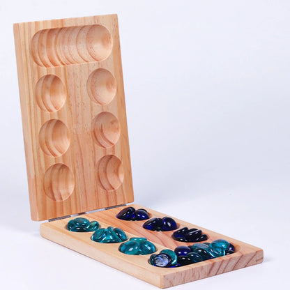 Jeu Mancala africain stratégie société bois bambou jouet enfant adulte renouvelable écologique environnement responsable - lebois-eco.com