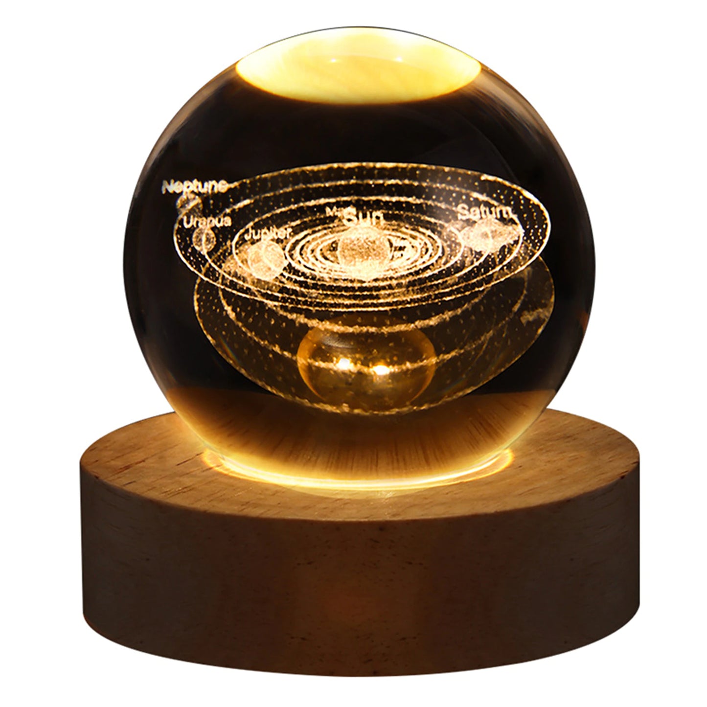 Lampe / veilleuse de chevet « Galaxie » gravure 3D