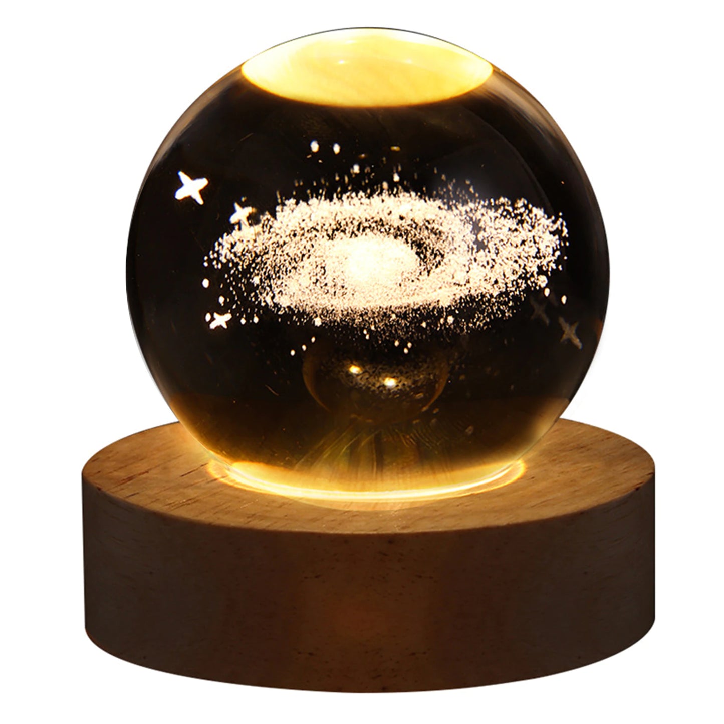 Lampe / veilleuse de chevet « Galaxie » gravure 3D