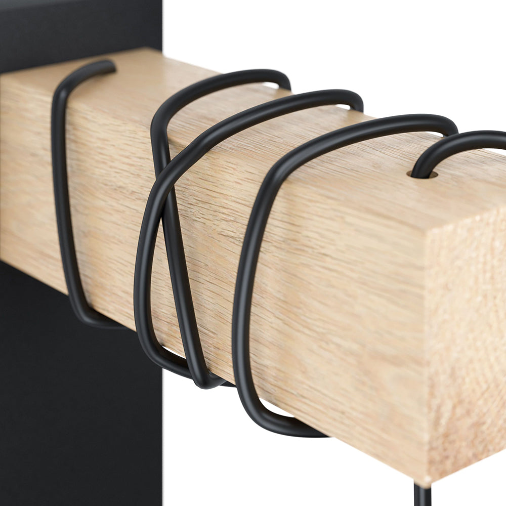 Lampe murale en bois style nordique