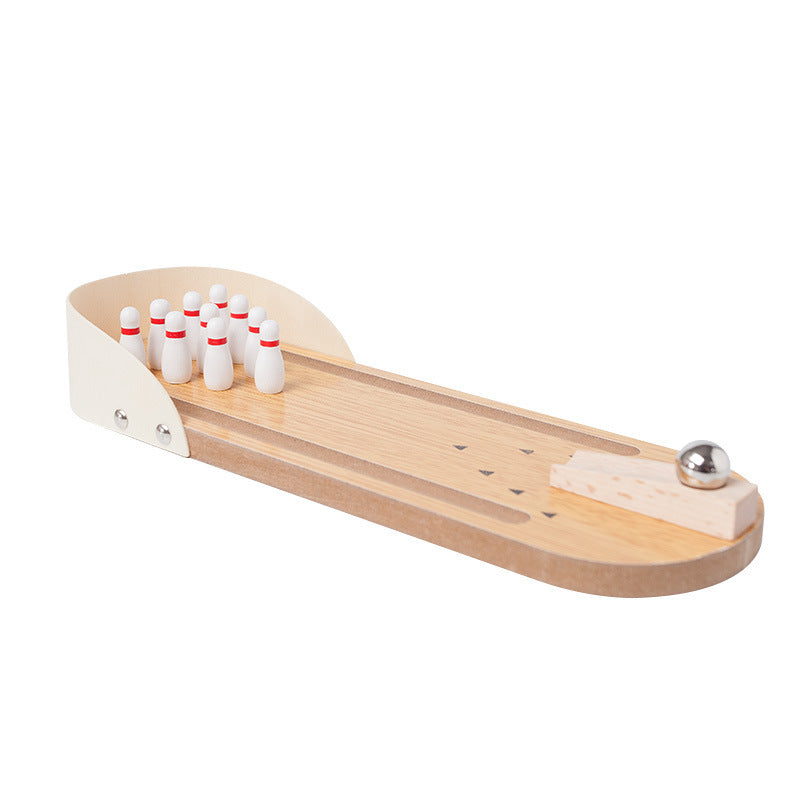 Mini bowling bois bambou quille bille kit complet jouet jeu enfant cadeau noël anniversaire environnement écologique responsable renouvelable - lebois-eco.com