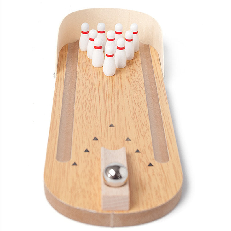 Mini bowling bois bambou quille bille kit complet jouet jeu enfant cadeau noël anniversaire environnement écologique responsable renouvelable - lebois-eco.com