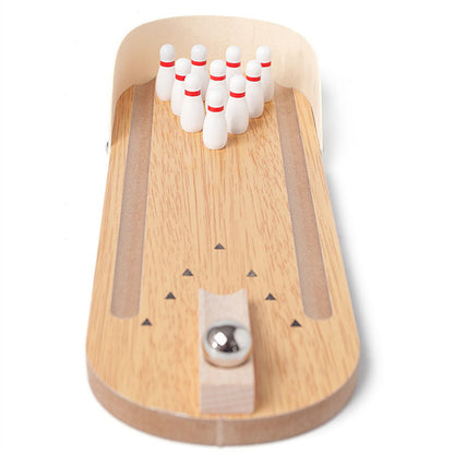 Mini bowling bois bambou quille bille kit complet jouet jeu enfant cadeau noël anniversaire environnement écologique responsable renouvelable - lebois-eco.com