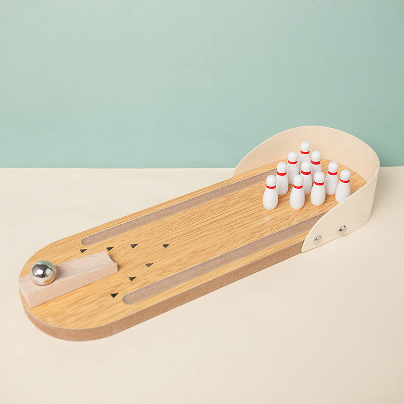 Mini bowling bois bambou quille bille kit complet jouet jeu enfant cadeau noël anniversaire environnement écologique responsable renouvelable - lebois-eco.com