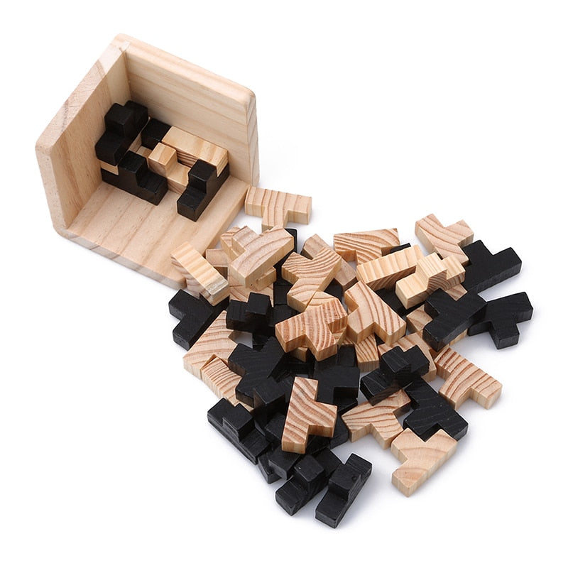 Puzzle casse tête 3D bois enfant adulte jeux société cadeau anniversaire jouet environnement écologique renouvelable éco-responsable - lebois-eco.com