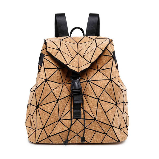 Sac à dos tote bag liège véritable homme femme unisexe pliable léger cadeau anniversaire été summer plage piscine soleil vacances renouvelable écologique responsable environnement - lebois-eco.com