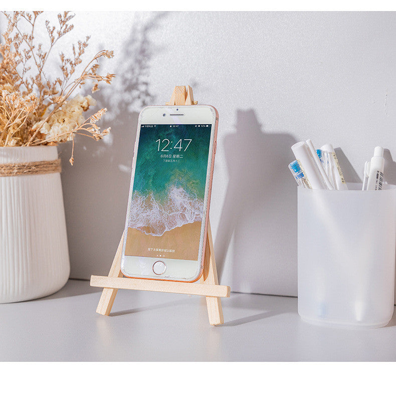 Support téléphone tablette bois pliable ajustable chevalet visioconférence cuisine vidéos films Apple iPad iPhone Samsung Galaxy Lenovo Tab x200 écologique renouvelable responsable environnement - lebois-eco.com